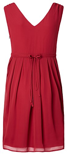 Noppies Damen Umstandskleid Dress sl Belem, Knielang, Gr. 40 (Herstellergröße: L), Rot (Warm Red C083) - 7