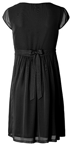 ESPRIT Maternity Damen Umstandskleid Dress woven sl (34, schwarz (black)) - 
