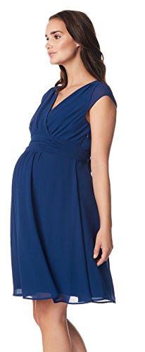 NOPPIES Damen Kleid Liane Medium Blue Dress_XL - 