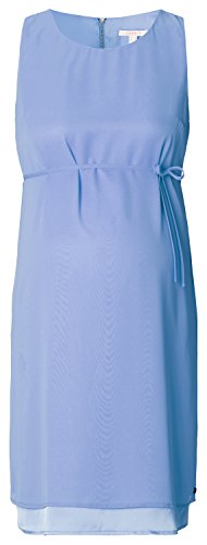 ESPRIT Maternity Damen Etui Umstandskleid Dress wvn ss, Knielang, Einfarbig, Gr. 38, Blau (Lavender 425) - 3